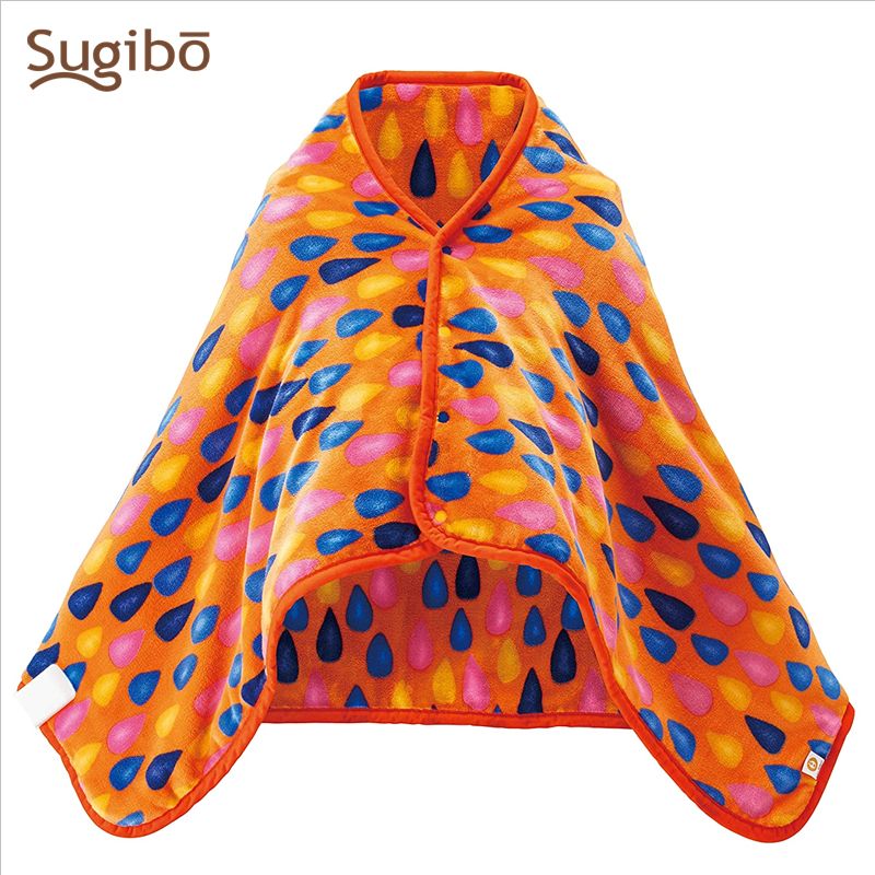 椙山紡織（Sugibo）　　Hot Blanket　■ホットブランケット　［サンセットオレンジ］　■日本製　■送料無料（北海道・沖縄県・離島は送料が掛かります）