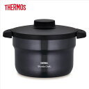 サーモス（THERMOS）【KBJ-3001-CGY】真空保温調理器 クールグレー ■シャトルシェフ 2.8L（3～5人用） ■調理鍋3層ふっ素コーティング（底面2.9mm） ■送料無料（北海道 沖縄県 離島は送料が掛かります）