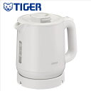 タイガー（TIGER）【PCJ-A082-WA】蒸気レス電気ケトル ホワイト ■6SAFE スピード沸騰 容量0.8L ■送料無料（北海道 沖縄県 離島は送料が掛かります）