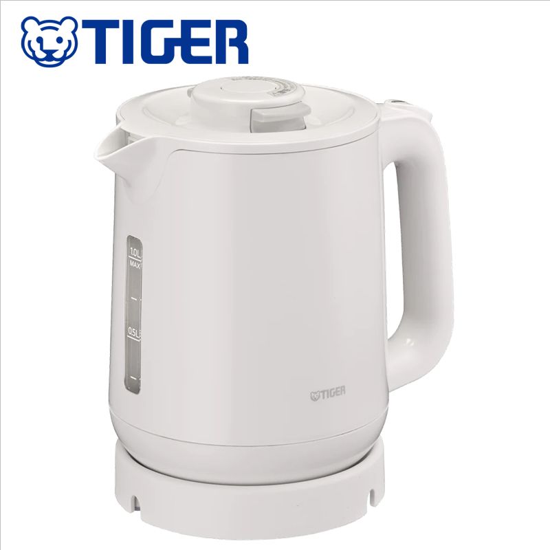 タイガー（TIGER）【PCJ-A102-WA】蒸気レス電気ケトル　ホワイト　■6SAFE+　スピード沸騰　容量1.0L　■送料無料（北海道・沖縄県・離島は送料が掛かります） その1