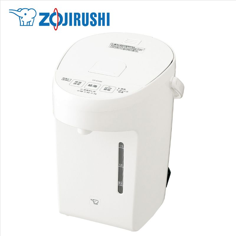 象印（ZOJIRUSHI）【CP-EA20-WA】電動ポット　ホワイト　■マイコン沸とう　コンパクトタイプ　容量2.0L　■送料無料（北海道・沖縄県・離島は送料が掛かります）