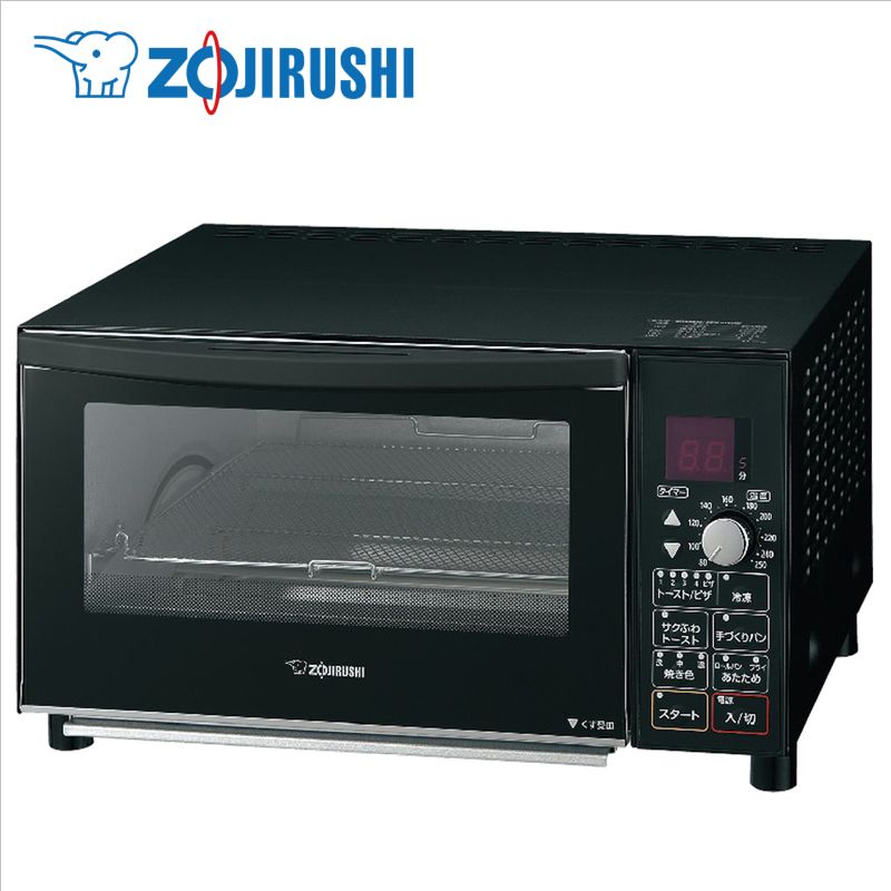 象印（ZOJIRUSHI）オーブントースター　■こんがり倶楽部　80℃～250℃温度調節　マットブラック　■サクふわトースト　マイコン自動コース　ビッグ＆ワイド庫内　■送料無料（北海道・沖縄県・離島は送料が掛かります）