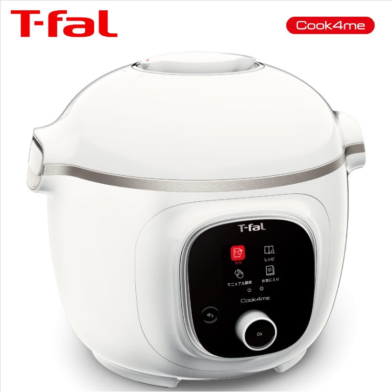 ティファール製 圧力鍋 ティファール（T-fal）【CY8711JP】電気圧力鍋　ホワイト　■クックフォーミー6L（Cook4me）　■250レシピ内蔵・1台7役　■送料無料（北海道・沖縄県・離島は送料が掛かります）