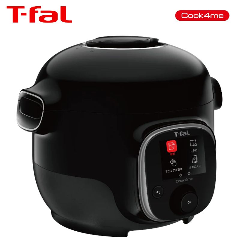 ティファール（T-fal）【CY8748JP】電気圧力鍋　ブラック　■クックフォーミー3L（Cook4me）　■250レシピ内蔵・1台7役　■送料無料（北海道・沖縄県・離島は送料が掛かります）