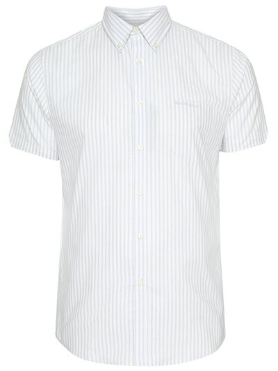 Ben Sherman ベンシャーマン / オックスフォードストライプボタンダウンシャツ(1012799) Grey -送料無料-