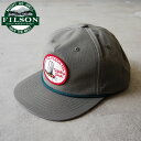 FILSON フィルソン キャップ メンズ TRUCKER CAP MAYFLY 93830 トラッカー 帽子 メンズ トラッカーキャップ フリーサイズ アジャスタブル アメカジ アウトドア ワーク サイズ調節可能 コットン キャンバス