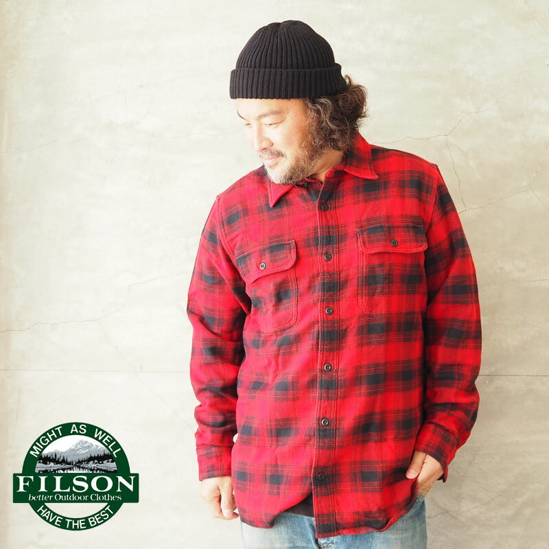 FILSONե륽ͥ륷VINTAGEFLANNELWORKSHIRT10689ĹµĥơեͥĹµĥåᥫå֥å