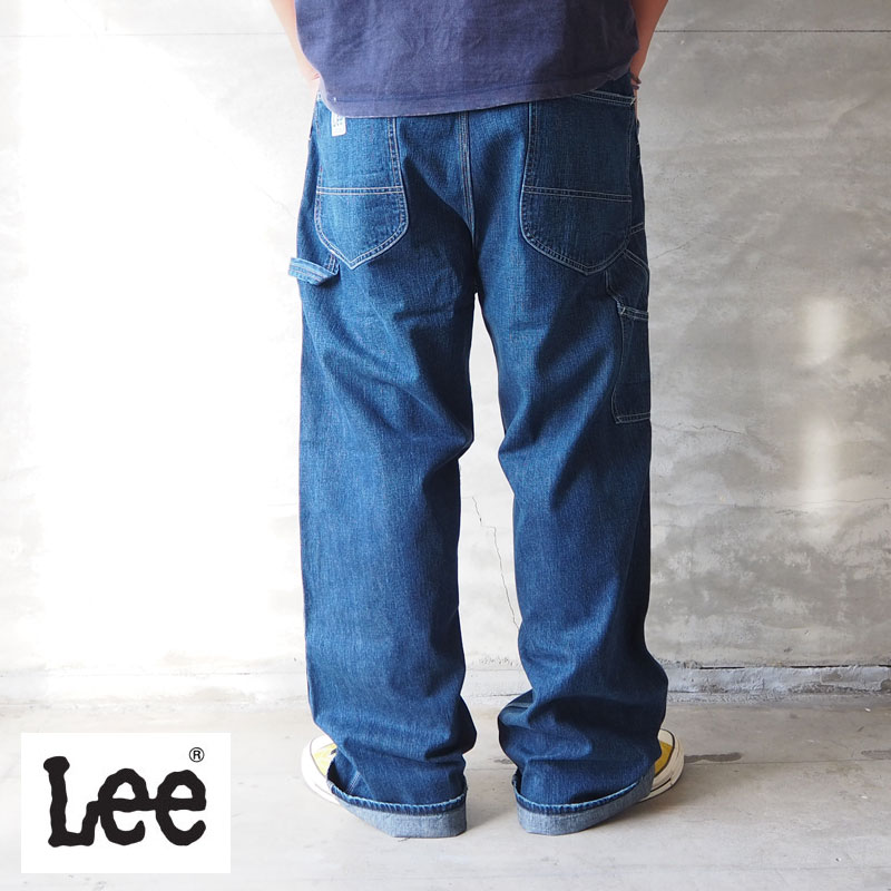 Lee リー ペインターパンツ メンズ PAINTER PANTS LM7288-14000 ダンガリー デニム ペインター パンツ デニムパンツ ジーンズ おしゃれ アメカジ ワーク 色落ち ゆったり ストレート ルーズ 大…