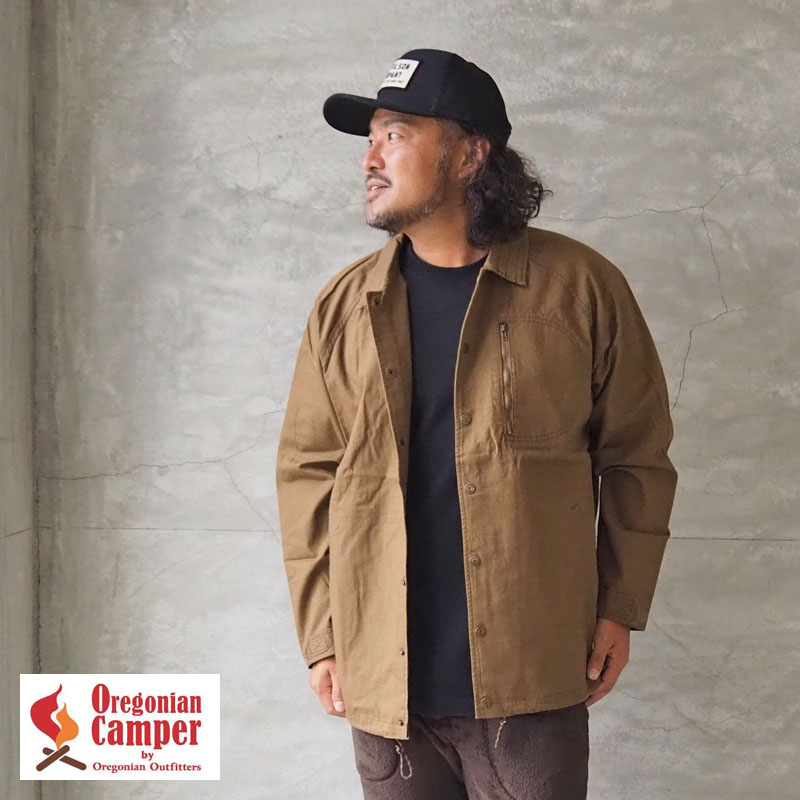 Oregonian Camper オレゴニアンキャンパー 焚火 コート Fire Proof 焚火コート OCW-2004 ジャケット メンズ レディース アウトドア 焚き火 難燃 難燃素材 キャンプ ファイヤープルーフ ファイアー たき火 シャツジャケット カバーオール アメカジ