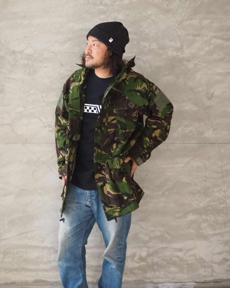 Deadstock デッドストック ジャケット イギリス軍 WINDPROOF コンバット スモック UDW385 メンズ イギリス ミリタリージャケット 軍放出品 実物 カモフラ 迷彩 カモ柄 おしゃれ 大きめ ミリタリーコート コートイギリス 軍モノ