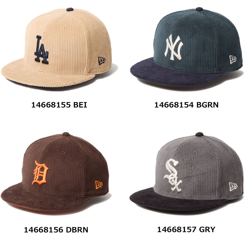 NEW ERA ニューエラ キャップ メンズ レディース 59FIFTY Corduroy コーデュロイ 1...