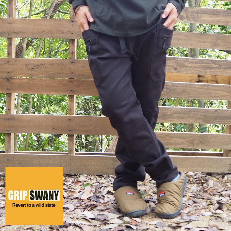 GRIP SWANY グリップスワニー パンツ FIREPROOF CAMP PANTS GSP-77 メンズ レディース キャンプパンツ ファイアープルーフ 難燃 難燃素材 キャンプ アウトドア キャンパー 焚火 焚き火 焚き火パンツ おしゃれ TAKIBI 黒 コヨーテ オリーブ