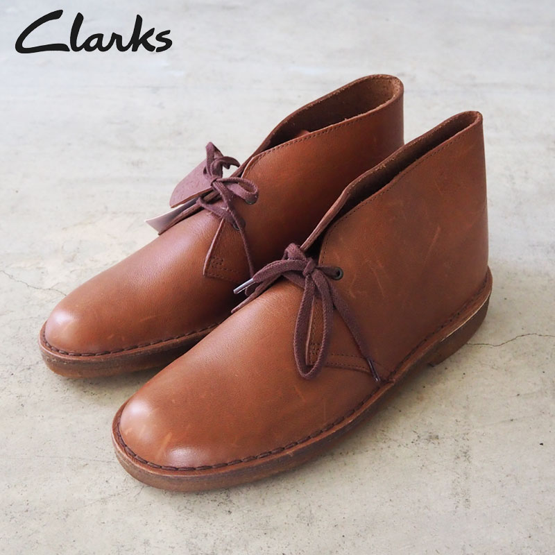 Clarks クラークス デザートブーツ DESERT BOOT 111442 BROWN VIN LE00111442 ブーツ ブラウン 本革 レザー シボ デザート チャッカ クレープソール