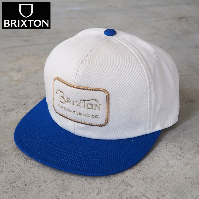 樂天商城 - BRIXTON ブリクストン キャップ GRADE HP SNPK 11697-WHCRY メンズ レディース 帽子 ぼうし cap スナップバック サイズ調節可能 ストリート バイカー アメカジ ポート 白