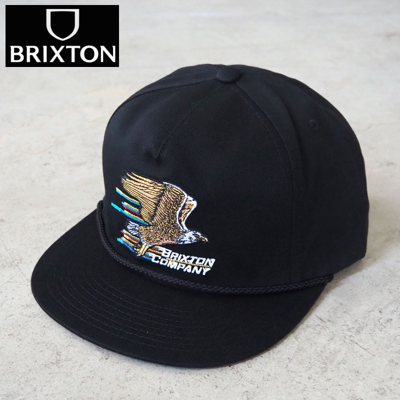 樂天商城 - BRIXTON ブリクストン キャップ FREE HP SNPK 12024 メンズ レディース 帽子 ぼうし cap スナップバック 刺繍 サイズ調節可能 ストリート バイカー アメカジ ブラック 黒