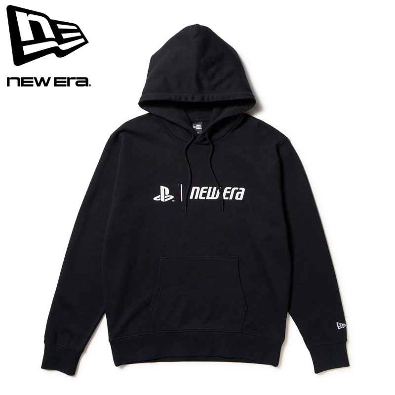 NEW ERA ニューエラ パーカー スウェット プルオーバー フーディー PlayStation プレイステーション 14693216 メンズ レディース パーカ トレーナー スエット ストリート アメカジ 黒 ゆったり XL XXL