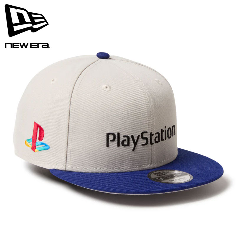 NEW ERA ニューエラ キャップ 9FIFTY PlayStation プレイステーション ファミリーマーク 14693333 メンズ レディース ぼうし 帽子 スナップバック サイズ調節可能 ベースボールキャップ cap 黒