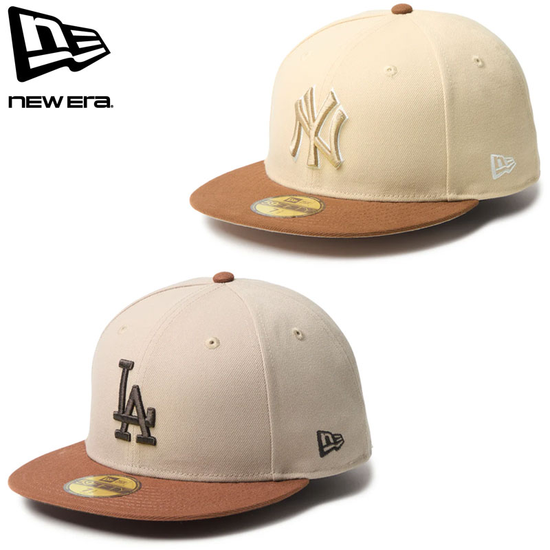 樂天商城 - NEW ERA ニューエラ キャップ メンズ レディース 59FIFTY Mocha Mousse ニューヨーク・ヤンキース NY 14745151 14745169 ぼうし 帽子 ロサンゼルス・ドジャース LA ベースボールキャップ cap newera