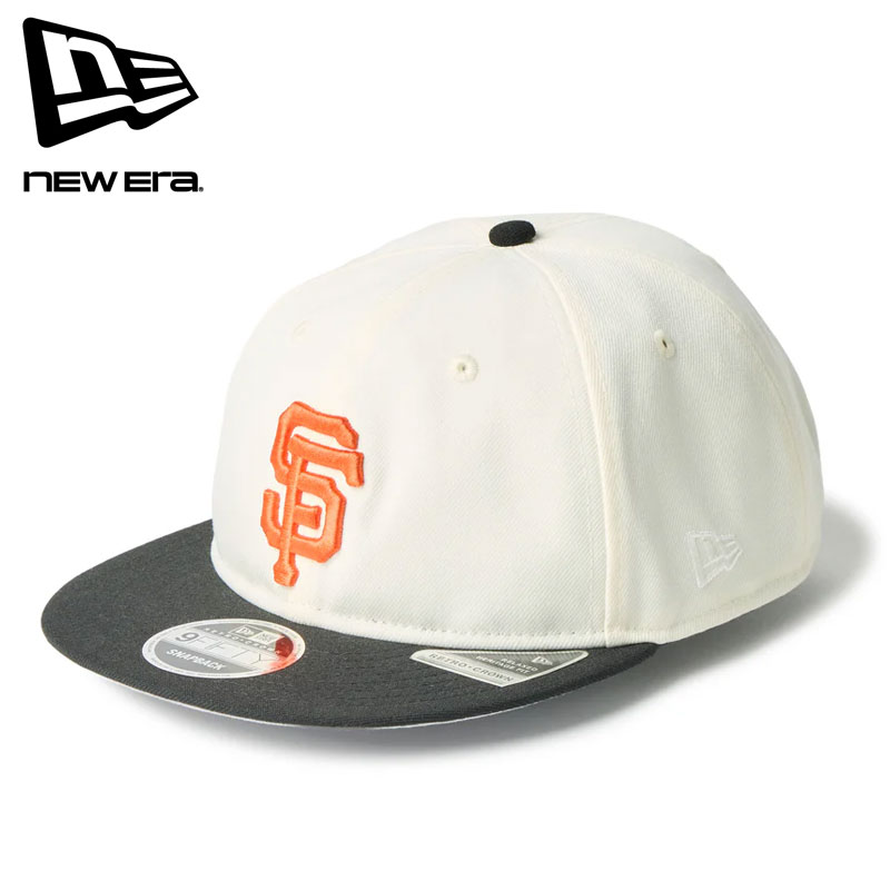 樂天商城 - NEW ERA ニューエラ キャップ メンズ レディース RC 9FIFTY Flat Visor powered by GORO (min-nano) サンフランシスコ・ジャイアンツ 14880367 ぼうし 帽子 サイズ調節可能 ベースボールキャップ cap newera フリーサイズ