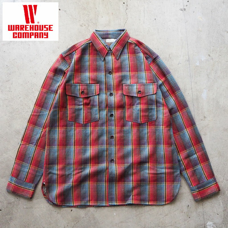 楽天市場】ネルシャツ ウエアハウス（カジュアルシャツ｜トップス