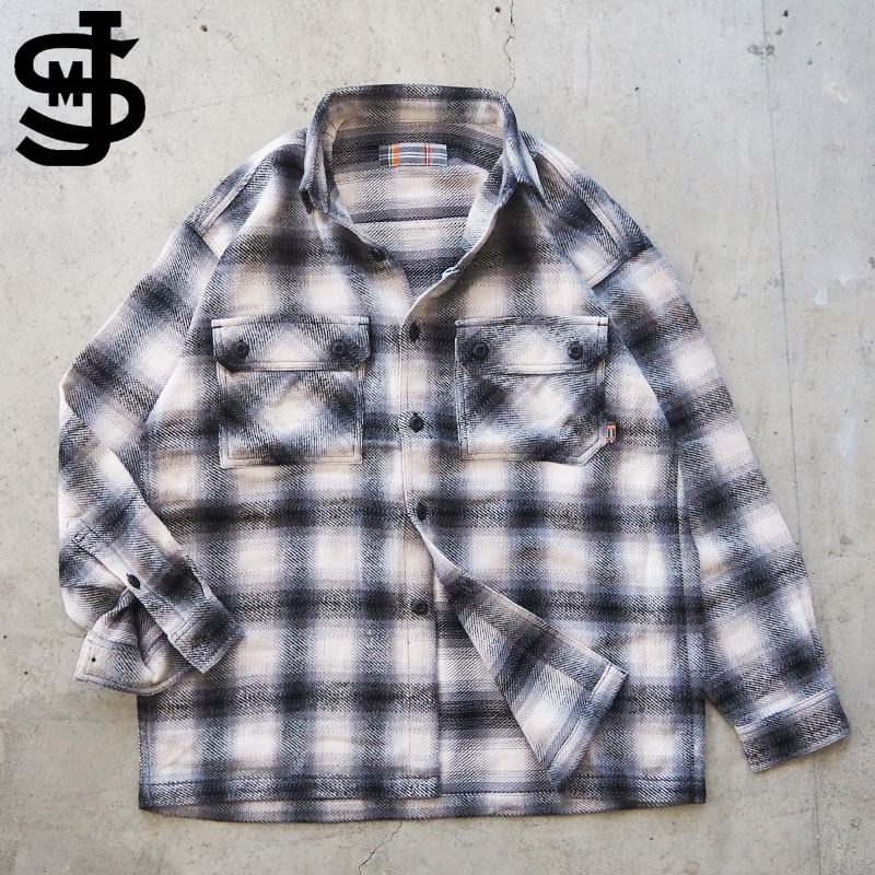 樂天商城 - JACKSON MATISSE ジャクソンマティス ネルシャツ 長袖 シャツ SAFARI×JM Light-weight flannel shirt JM26SS012 メンズ チェック オンブレ チェックシャツ 長袖シャツ チェック柄 ヴィンテージ アメカジ