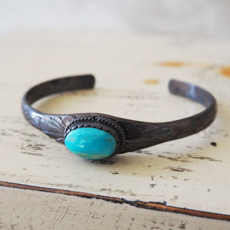 STERLING アンティーク バングル ターコイズ silver01 アクセサリー アクセ スターリング シルバーアクセ シルバー ハンドメイド ブレス 手首 インディアン