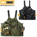 楽天HEADFOOTmixismGRIP SWANY グリップスワニー ベスト GEAR BAG VEST 3.0 GSV-09 メンズ レディース ギアバッグベスト ギア バッグ キャンプ フィッシング アウトドア 釣り ガーデニング バッグベスト キャンパーベスト 黒 ブラック オリーブ