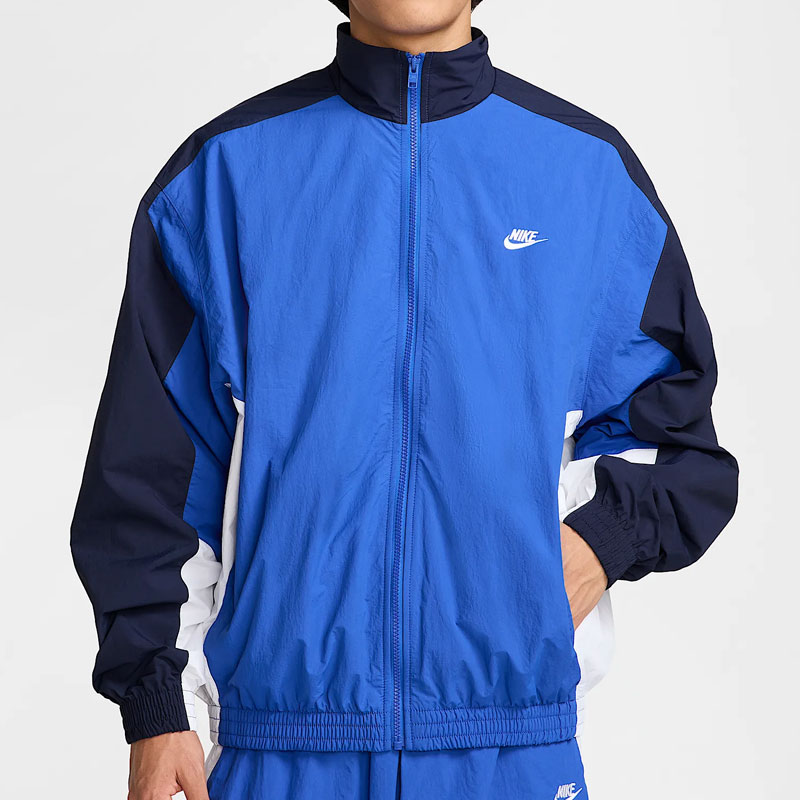 NIKE ナイキ ジャケット オーバーサイズド ウーブン トラックジャケット HQ6110-480 メンズ ナイロンジャケット ブルー オーバーサイズ