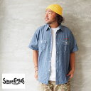 SUGAR CANE VK[P[ Vc  BLUE CHAMBRAY WORK SHIRT SC39126 Y Vc [NVc { Vu[ Vu[Vc m mG^[vCY AJW [N u[ hJ Xeb`