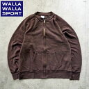 WALLA WALLA SPORT ワラワラスポーツ カーディガン FULL ZIP CARDIGAN 030215-SR メンズ レディース フルジップ 裏起...