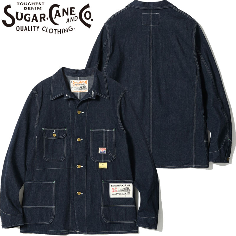 SUGAR CANE シュガーケーン ワークコート 11oz. BLUE DENIM WORK COAT SC15655 メンズ デニム ジャケット デニムジャ...