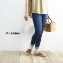 Moname モナーム デニムパンツ レディース 5ポケットスキニーデニムパンツ 41191001デニム スキニーデニム パンツ スキニー ジーンズ ジーパン デニムパンツ スキニーパンツ ロングパンツ シンプル カジュアル おしゃれ 大人
