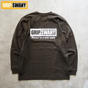 GRIP SWANY ObvXj[ T Y {bNXS  TVcGSC-77 Y BOX LOGO LONG SLEEVE TEE TVc vg OX[u AEghA Lv O[ I[u [