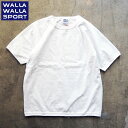 WALLA WALLA SPORT ワラワラスポーツ Tシャツ ラグラン リブ ルーズTシャツ WW040061-SR メンズ レディース 半袖 日本製 USAコットン ..