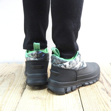 HUNTER ハンター ブーツ レディース INSULATED SNOW ANKLE BOOT WFS2049WWU-SOM スノーブーツ ショートブーツ ブーティ クラシック カジュアル シンプル アウトドア おしゃれ 柄 カモ柄 防水 保温 防寒 秋冬 冬