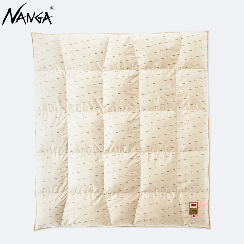 NANGA ナンガ ダウン デュベ ダブル 掛け布団 羽毛布団 DOWN DUVET DOUBLE DX (TRAPEZOID) NZ2254-4A404 メンズ レディース 羽毛 布団 羽毛ふとん ふとん 掛布団 ダブルサイズ トラペゾイド ベージュ モカ サテン ホワイトダックダウン アウトドア キャンプ