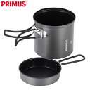 PRIMUS プリムス ライテックトレックケトル&パン P-731722 調理器具 クッカー 鍋 フライパン ミニフライパン 米炊き 2合 炊飯 コッヘル セット アルミ製 キャンプ アウトドア フェス イワタニ
