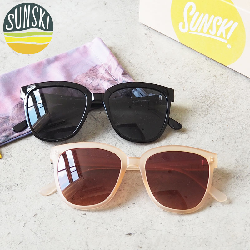 SUNSKI サンスキー サングラス Camina カミナ SUN-CA メンズ レディース サンスキ 偏光 UVカット BSL BTE 黒 ブラック 眼鏡 メガネ カリフォルニア おしゃれ アウトドア フェス キャンプ 西海岸 サーフ オーバーサイズ