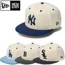 NEWERA ニューエラ キャップ メンズ レディース 59FIFTY MLB Oatmeal Heather 14388837 ぼうし 帽子 NY LA SOX DT ヤンキース ドジャース タイガース ホワイトソックス ベースボールキャップ cap ニューヨーク ロサンゼルス newera