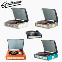 ガドハウス レコードプレーヤー Gadhouse ブラッド レトロ レコード プレーヤー GAD001 ターンテーブル オーディオ オールインワン スピーカー内蔵 ステレオスピーカー 78回転対応 SP版対応 ベルトドライブ RCA出力 Bluetooth入力 3.5mmAUX入力