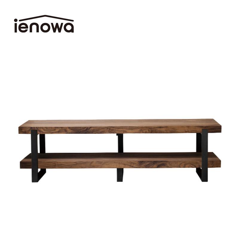 ienowa イエノワ テレビボード 150 ローボード アレッシア 150巾 201200722 テレビ台 家具 インテリア おしゃれ 木目 インダストリアル 棚 収納 見せる収納 天然木 ナチュラルインテリア ブラウン ナチュラル シンプル