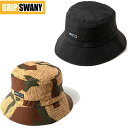 GRIP SWANY グリップスワニー ハット SUPPLEX BUCKET HAT GSA-106 メンズ レディース サプレックス バケットハット 帽子 ぼうし バケット アウトドア キャンプ おしゃれ カモ カモ柄 黒 ブラック メール便