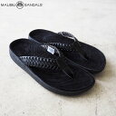 MALIBU SANDALS マリブサンダルズ サンダル メンズ トング サーフライダー SURFRIDER MS07-0030 マリブサンダル ラバーソール ブラック 黒 靴 シューズ スリッパ カリフォルニア