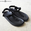 MALIBU SANDALS マリブサンダルズ サンダル メンズ SOLSTICE MS09-0001 マリブサンダル ビブラムソール ベルクロ スポサン スポーツサンダル ブラック 黒 靴 シューズ スリッパ カリフォルニア