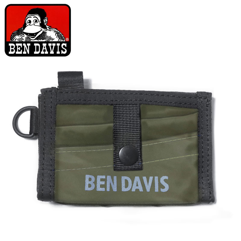 BEN DAVIS 財布 メンズ BEN DAVIS ベンデイビス 財布 MINI WALLET BDW-9370 メンズ レディース 小銭入れ 小銭 小銭ケース ミニウォレット ウォレットケース ミニ財布 ウォレット コインケース メンズ ブラック 黒 小物入れ 軽量 軽い 小さめ マジックテープ コンパクト