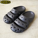 KEEN キーン ヨギ メンズ サンダル YOGUI 1024633 アウトドア キャンプ スライドサンダル サボ スポサン リラックス レジャー フェス おしゃれ MAGNET BLACK 黒 ブラック 海 川 夏 スリッパ