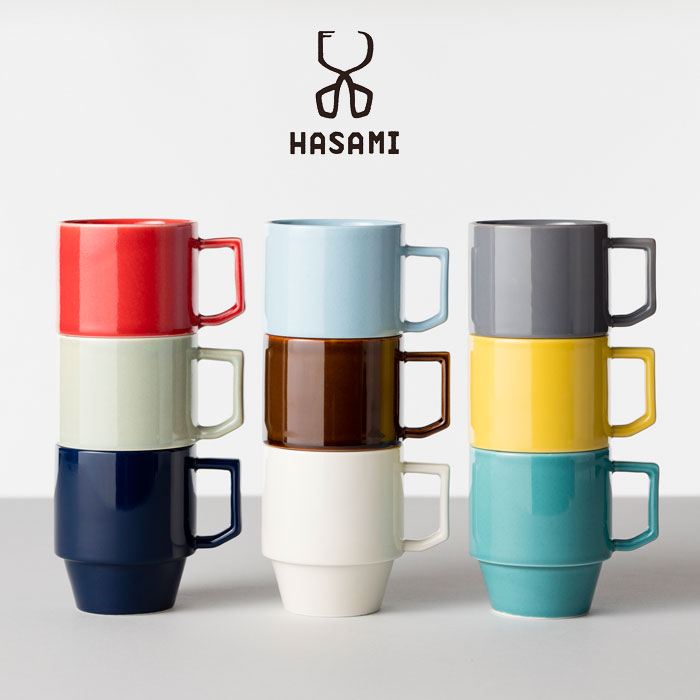 HASAMI ハサミ シーズン1 ブロックマグ ビッグ blockmug-big マグカップ マグ season1 スタッキング アメリカン アメリカ 300cc シンプル ナチュラル 食器 コーヒーマグ コーヒーカップ おしゃれ ギフト プレゼント 波佐見焼 メンズ レディース 北欧