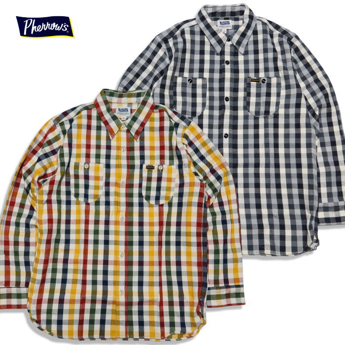 楽天市場】Pherrow's フェローズ（柄チェック）（メンズファッション