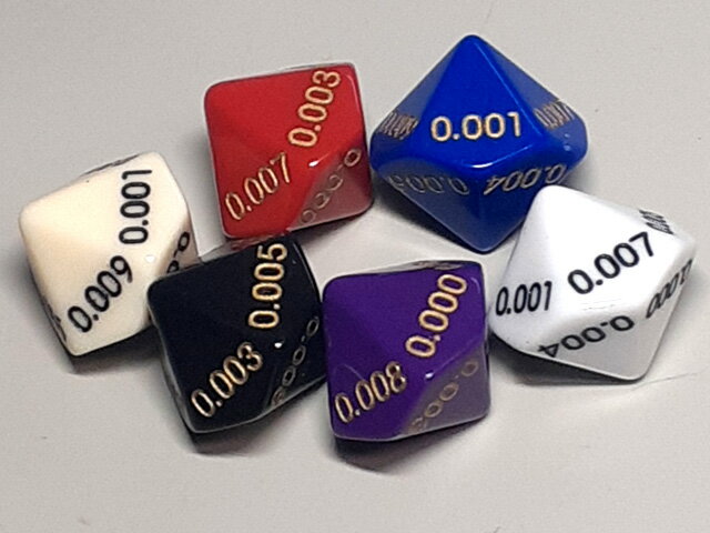 10面小数点1/1000ダイス (Ver2)