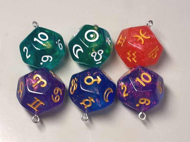 ヒートン付きアストロダイス